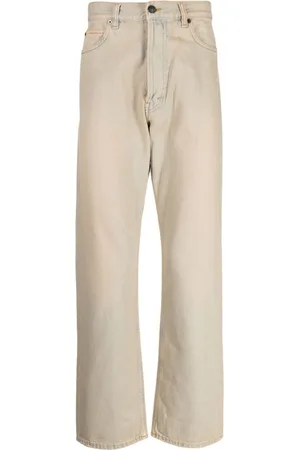 haikure Mineral-dyed high-rise wide-leg jeans