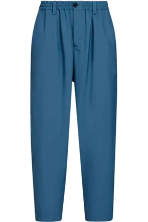 Marni Tropical pleated wool trousers