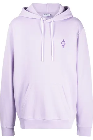 MARCELO BURLON Graphic-print cotton hoodie
