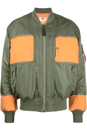 JUNYA WATANABE Colour-block panelled bomber jacket