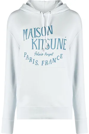 Maison Kitsuné Logo-print cotton-jersey hoodie