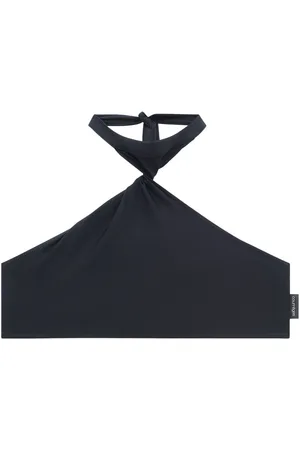 Courrèges Twist-detailing bikini top