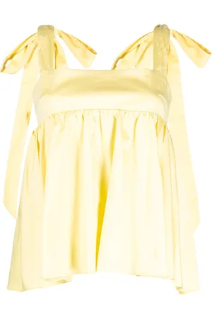 Kika Vargas Susan sleeveless stretch-cotton top