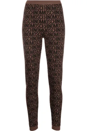 Moschino Logo-jacquard leggings
