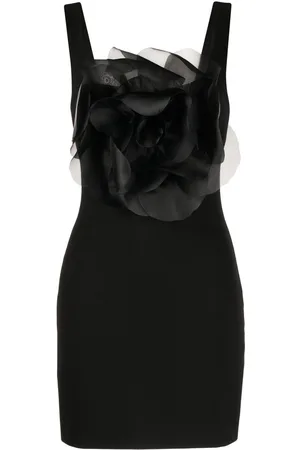 Cynthia Rowley Flower-appliqué sleeveless minidress