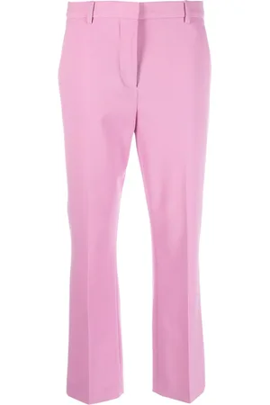 Moschino Virgin wool-blend cropped trousers