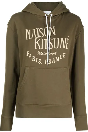 Maison Kitsuné Logo-print cotton-jersey hoodie