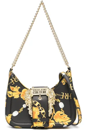 VERSACE Chain Couture-print shoulder bag