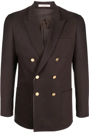 VALENTINO GARAVANI Double-breasted cotton blazer