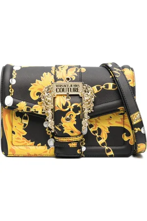 VERSACE Baroque-print satchel bag