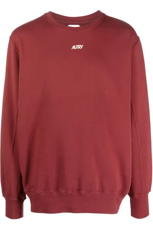 Autry Logo-embroidered crew-neck sweatshirt