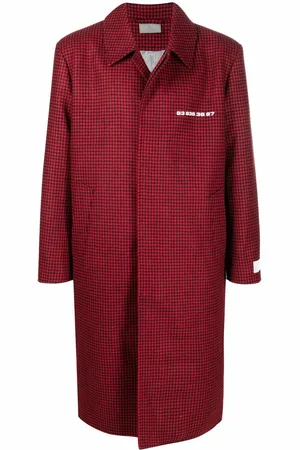 VTMNTS Check-print tailored coat