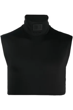 VTMNTS Logo-patch cropped vest