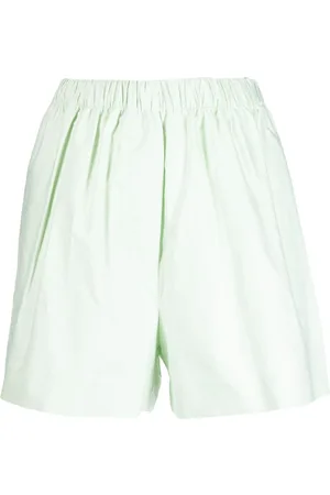 Kika Vargas Wide-leg cotton shorts