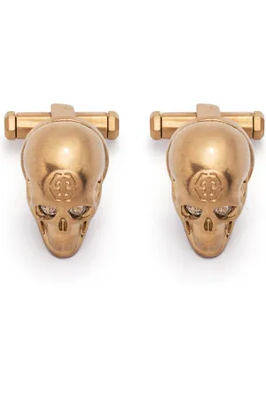 Philipp Plein 3D-skull cufflinks
