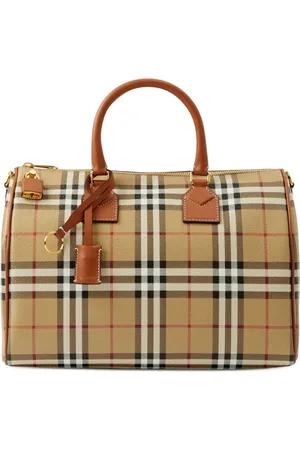 Burberry Check Medium bowling bag