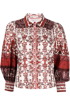ALICE+OLIVIA Tiffie floral-print blouse