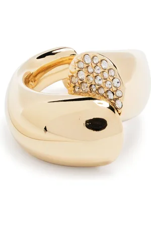 Lanvin Sequence rhinestone-embellished ring