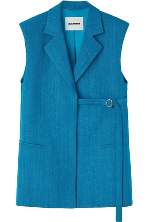 Jil Sander Sleeveless belted blazer