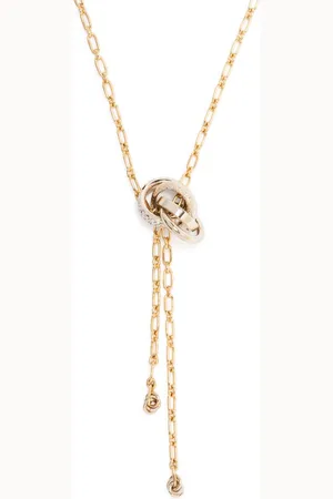 Lanvin Link pendant chain necklace