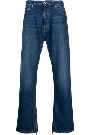 OFF-WHITE High-waist straight-leg jeans