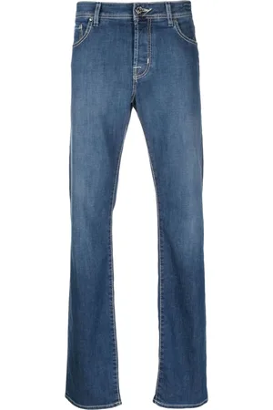 Jacob Cohen Logo-embroidered straight-leg jeans