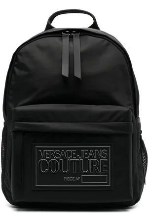 VERSACE Logo-patch backpack