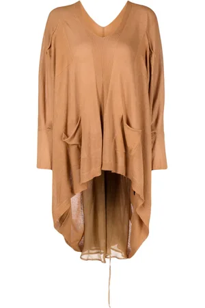 MASNADA V-neck knitted blouse