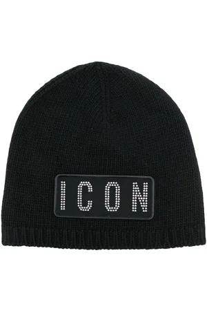 Dsquared2 Icon-patch knitted beanie
