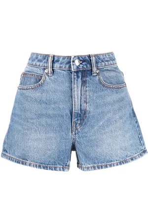 Alexander Wang Shorty high-rise denim shorts
