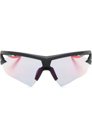 PUMA Logo-plaque oversize-frame sunglasses