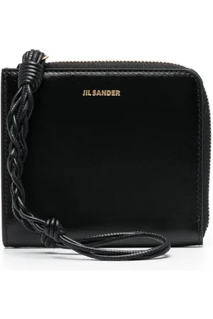 Jil Sander Logo-lettering leather wallet