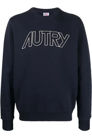 Autry Embroidered-logo cotton jumper