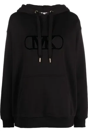 Michael Kors Logo-embossed drawstring hoodie