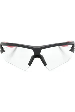 PUMA Logo-plaque oversize-frame sunglasses