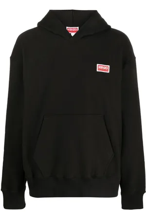 Kenzo Logo-print stretch-cotton hoodie