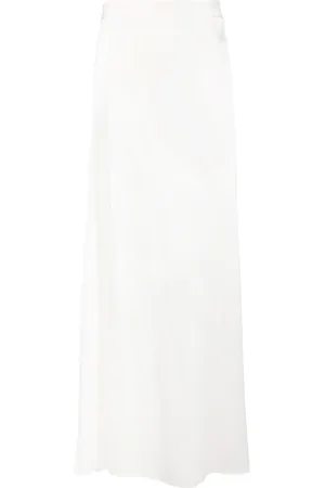 Fabiana Filippi High-waisted satin maxi skirt
