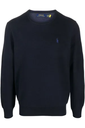 Ralph Lauren Embroidered-logo long-sleeve cotton jumper