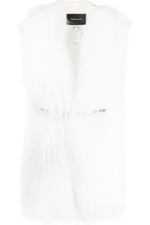 Fabiana Filippi Panelled faux-fur gilet