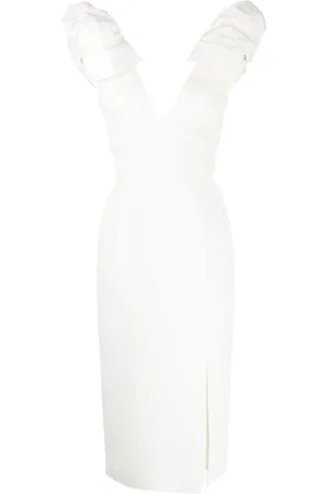 Rebecca Vallance Bom Ami ruffle-detail mini dress