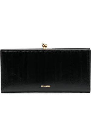Jil Sander Logo-lettering leather wallet