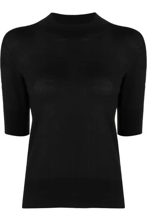 Jil Sander Short sleeve fine-knit top