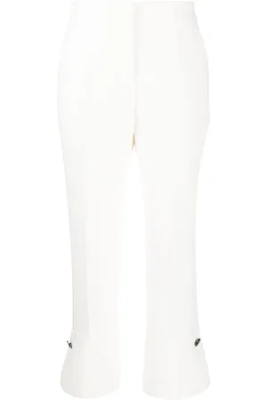 Msgm Cropped-leg flared trousers