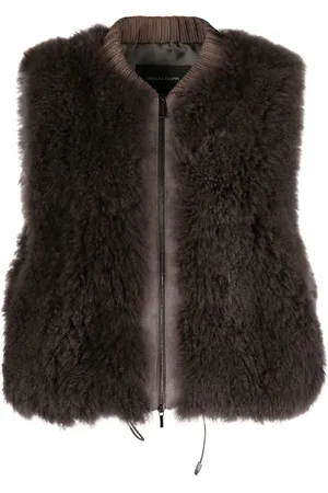 Fabiana Filippi Shearling zip-up gilet