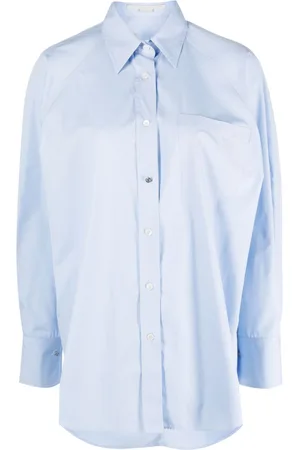 Stella McCartney Oversized long-sleeve cotton shirt