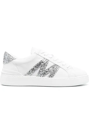 Moncler Monaco glitter-embellished sneakers