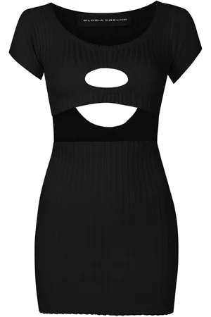 Gloria Coelho Cut-out detail short dress