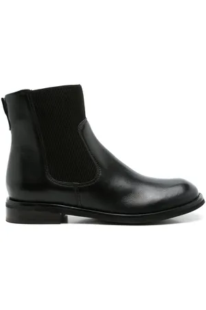 Sarah Chofakian Corbeau leather ankle boots