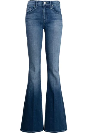 Mother Light-wash bootcut jeans