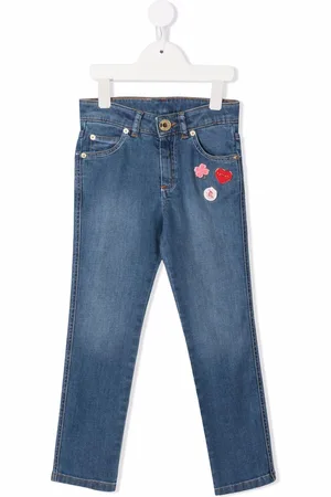 Lanvin Badge-detail jeans